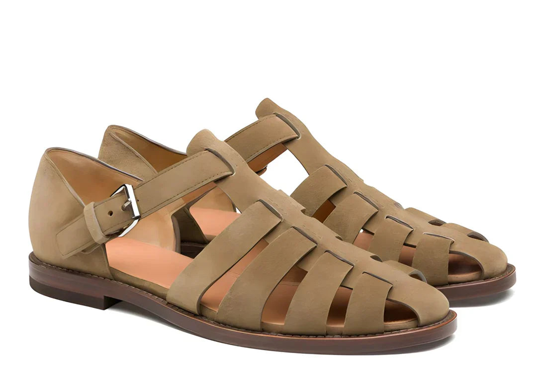 Leren Sandalen Heren Comfortabel Zomer Robert