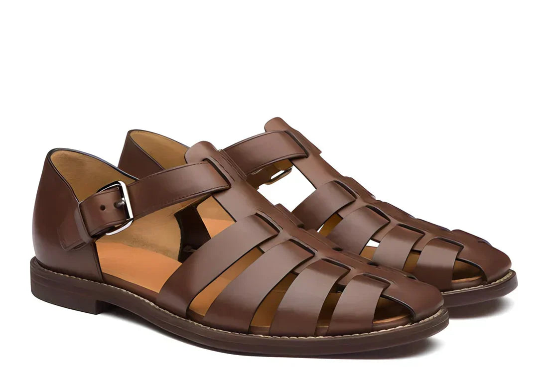Leren Sandalen Heren Comfortabel Zomer Robert