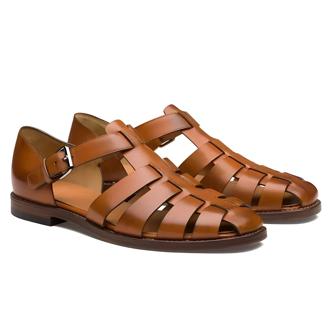 Leren Sandalen Heren Comfortabel Zomer Robert