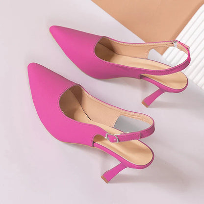 Zomer Sandalen met Sleehak en Gouden Gesp