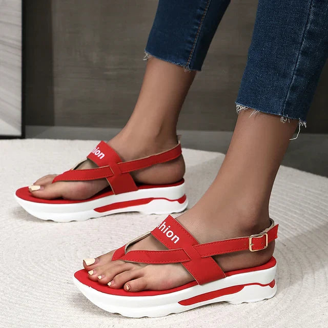 Elegante Sleehak Sandalen Zomerse Stijl voor Vrouw
