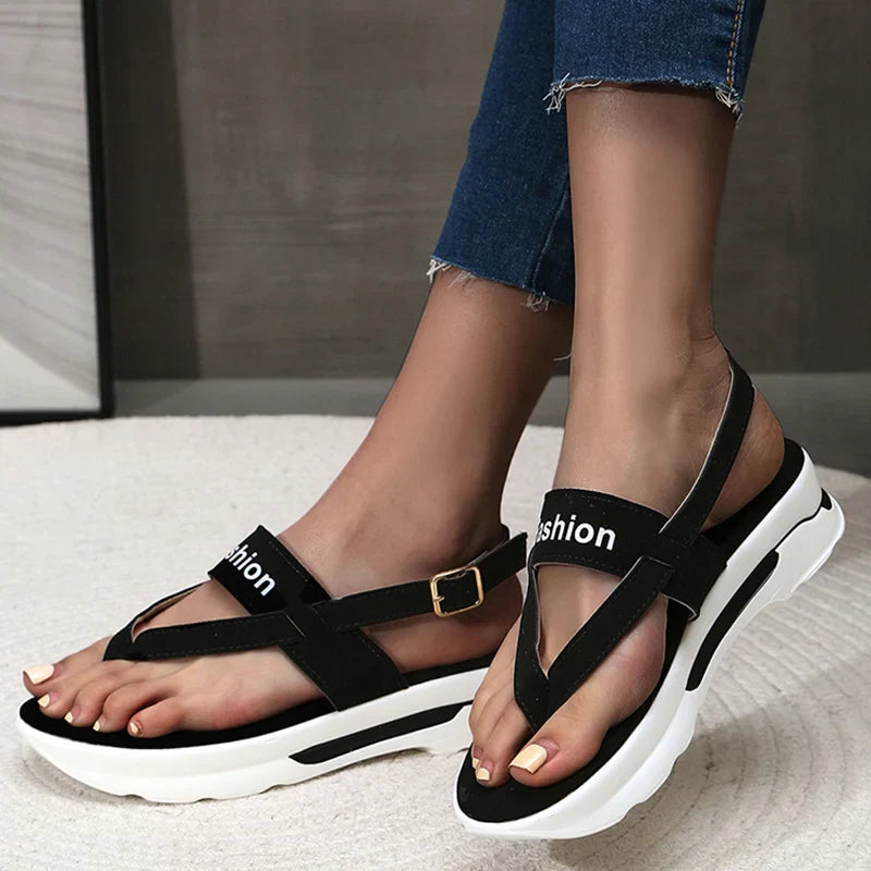 Elegante Sleehak Sandalen Zomerse Stijl voor Vrouw