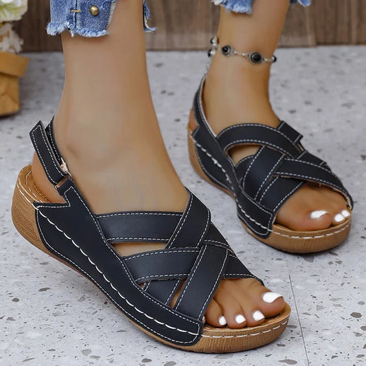 Zomerse Sandalen Elegante Wig Celeste Stijl - StudioMarella