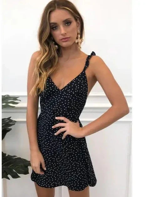 Midi Jurk voor Vrouwen Zomer Bodycon Jurk Glad en Kort - StudioMarella