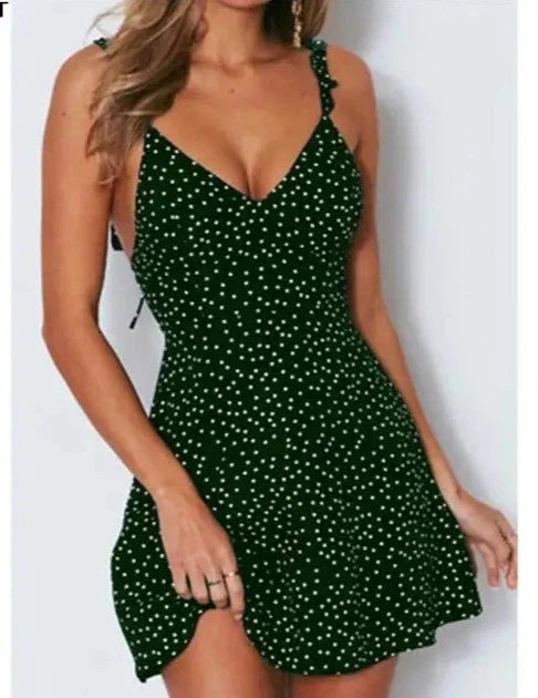 Midi Jurk voor Vrouwen Zomer Bodycon Jurk Glad en Kort