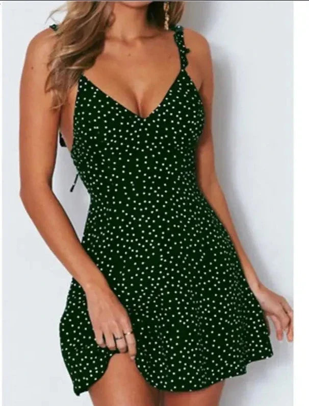 Midi Jurk voor Vrouwen Zomer Bodycon Jurk Glad en Kort
