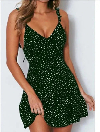 Midi Jurk voor Vrouwen Zomer Bodycon Jurk Glad en Kort