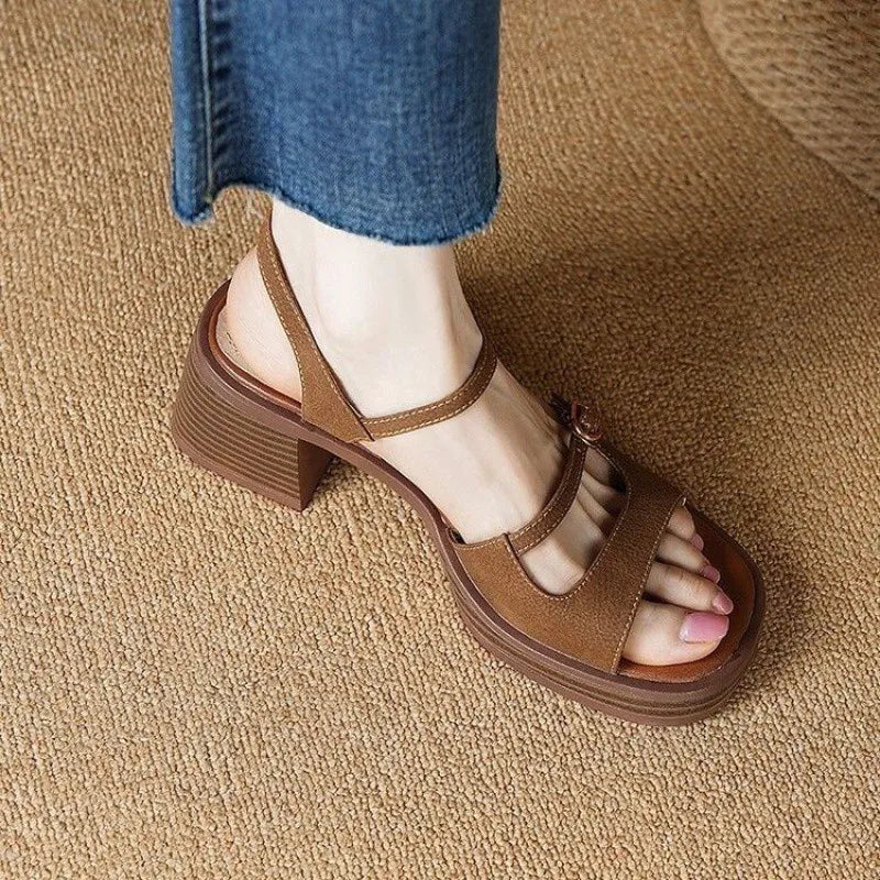Dikke Zool Sandalen Stijlvolle Zomer Sandalen