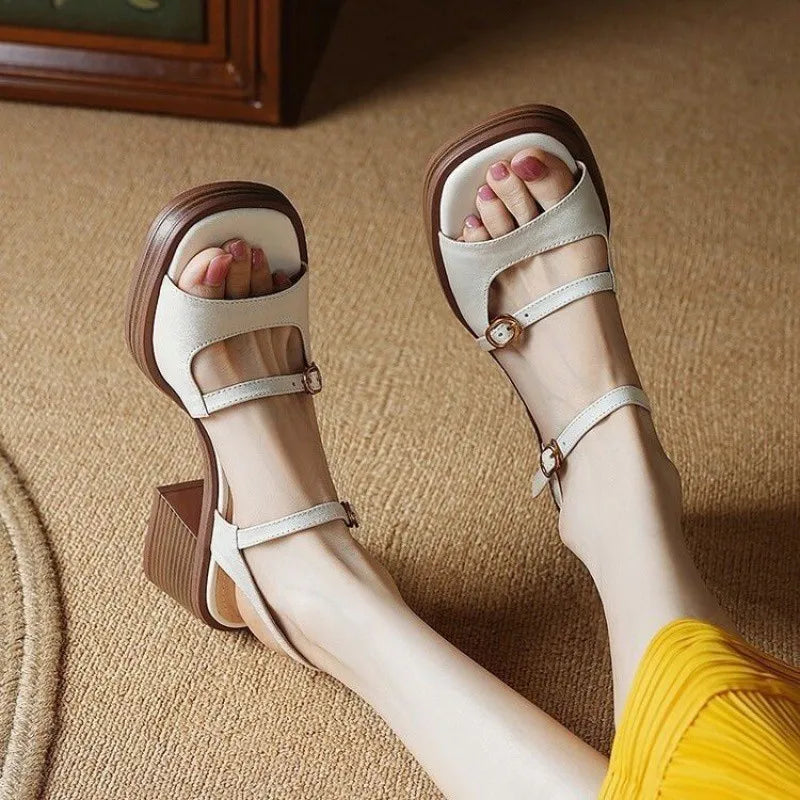 Dikke Zool Sandalen Stijlvolle Zomer Sandalen