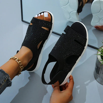 Orthopedische Sandalen met Kristallen Zomer Design