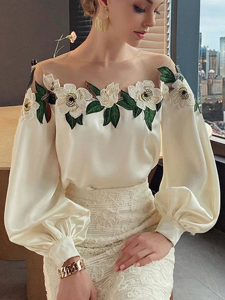 Off Shoulder Top Zomer Jurk Mesh Luchtig Vrouwen