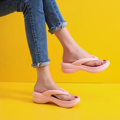 Dames Slippers Zomer Comfortabel Luxe Leer