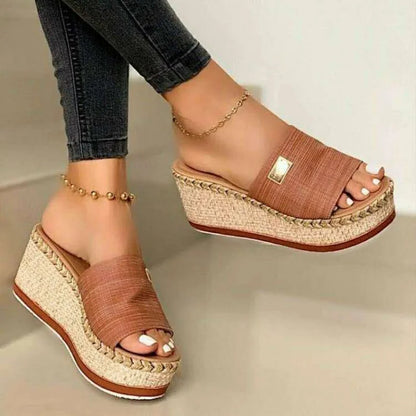 Vrouwen Slippers Zacht en Warm Sleehak Model