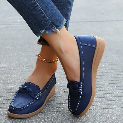 Leren Instappers Dames Zomer Comfortabele Casual Schoenen