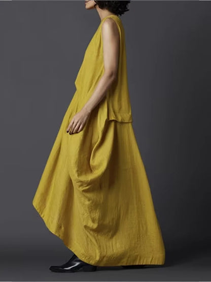 Maxi Jurk Zomerse Vrouwen Tankjurk Elegante Stijl