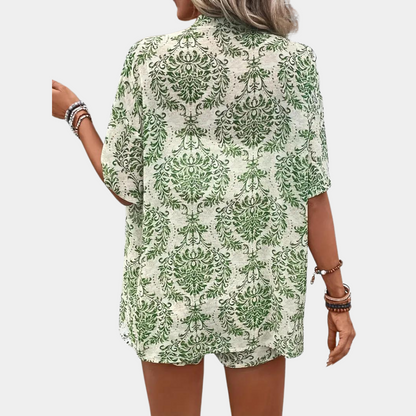 Vrouwen Zomerse Set - Luchtige Blouse en Korte Broek