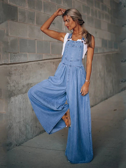 Vrouwelijke Zomer Short Denim Overalls