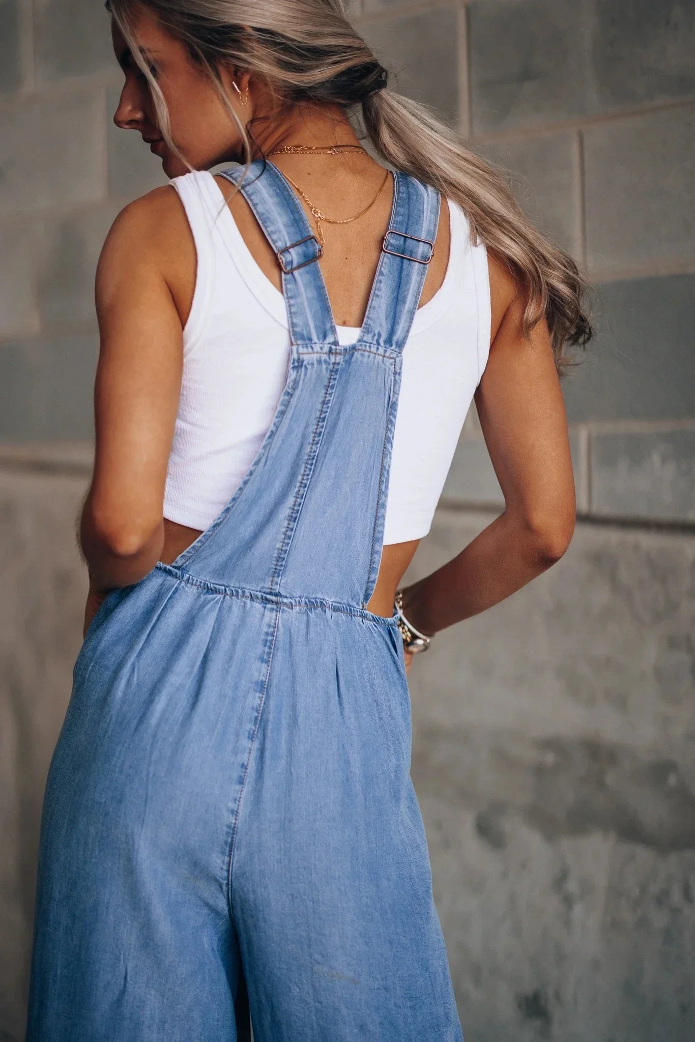 Vrouwelijke Zomer Short Denim Overalls