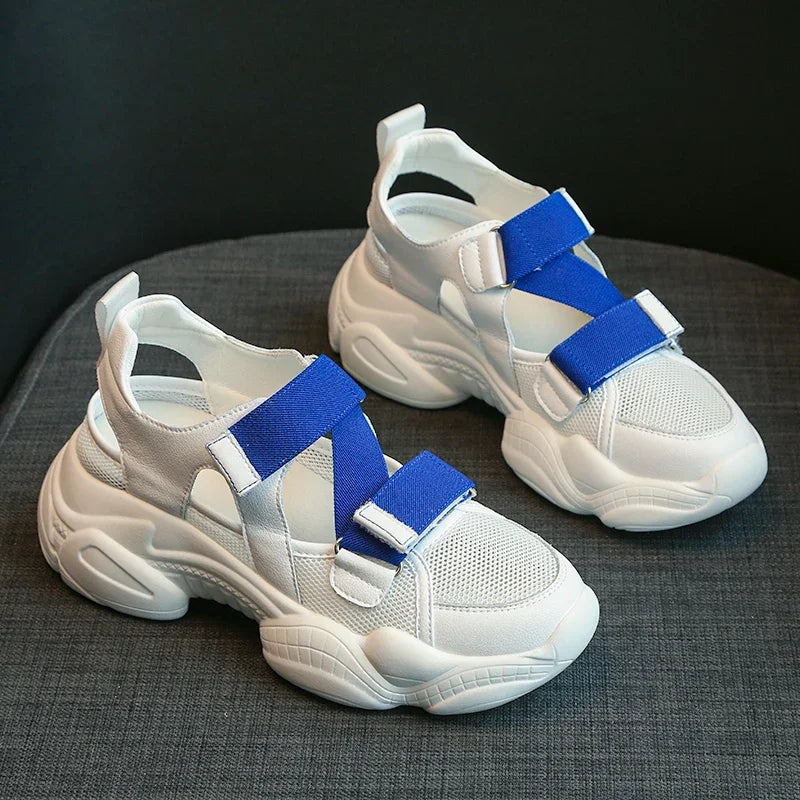 Vrouwensneakers Platform Zomerschoenen Hoge Hak