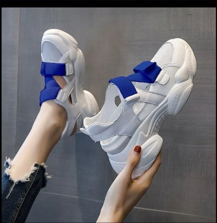 Vrouwensneakers Platform Zomerschoenen Hoge Hak
