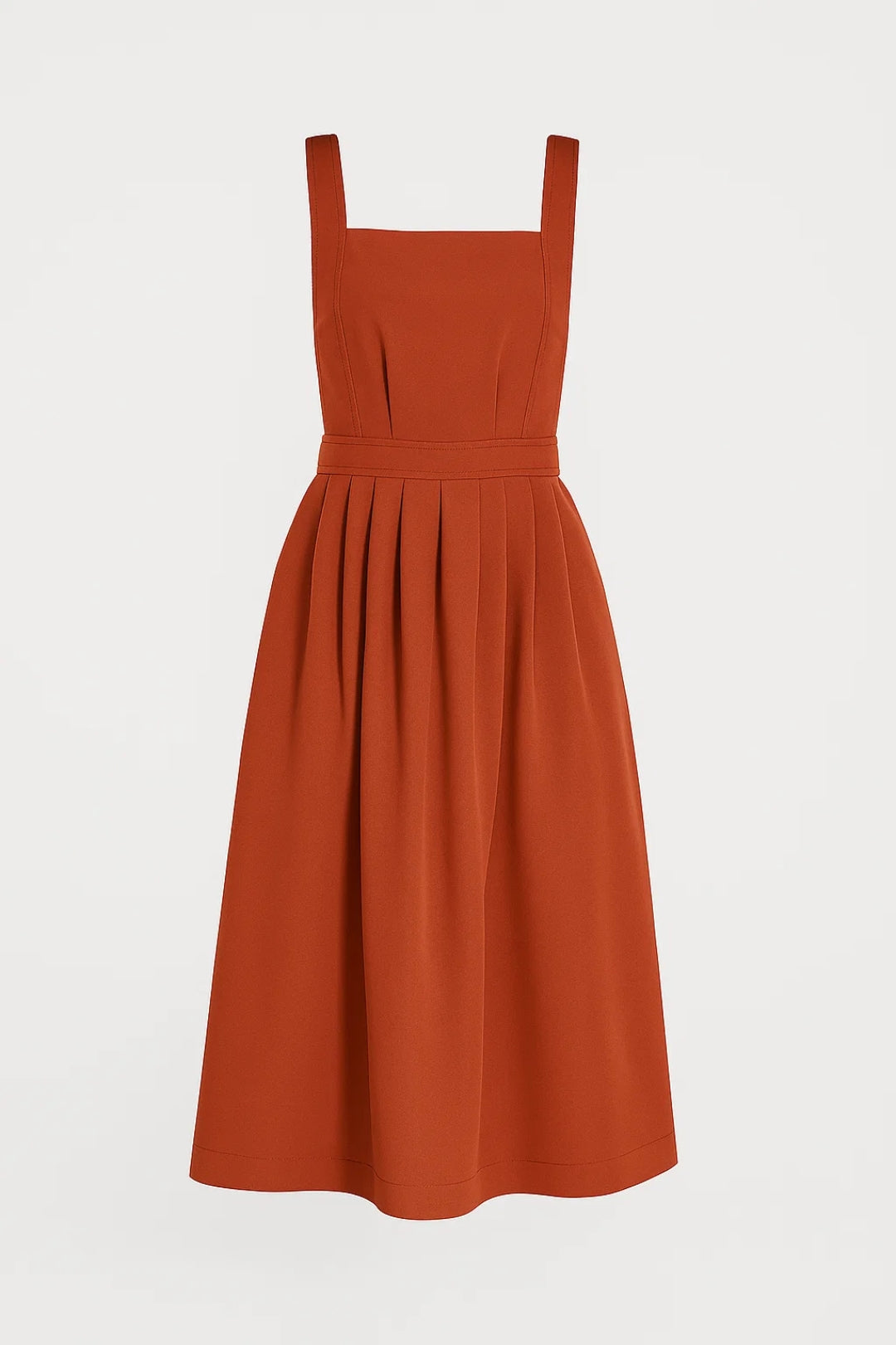 Midi Jurk Dames A-Lijn Mouwloos Elegant Zomerjurk - StudioMarella