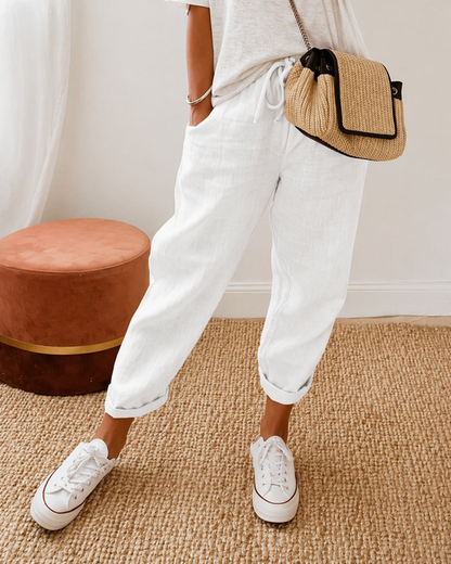 Dames Casual Broek Comfortabele Relaxte Pasvorm