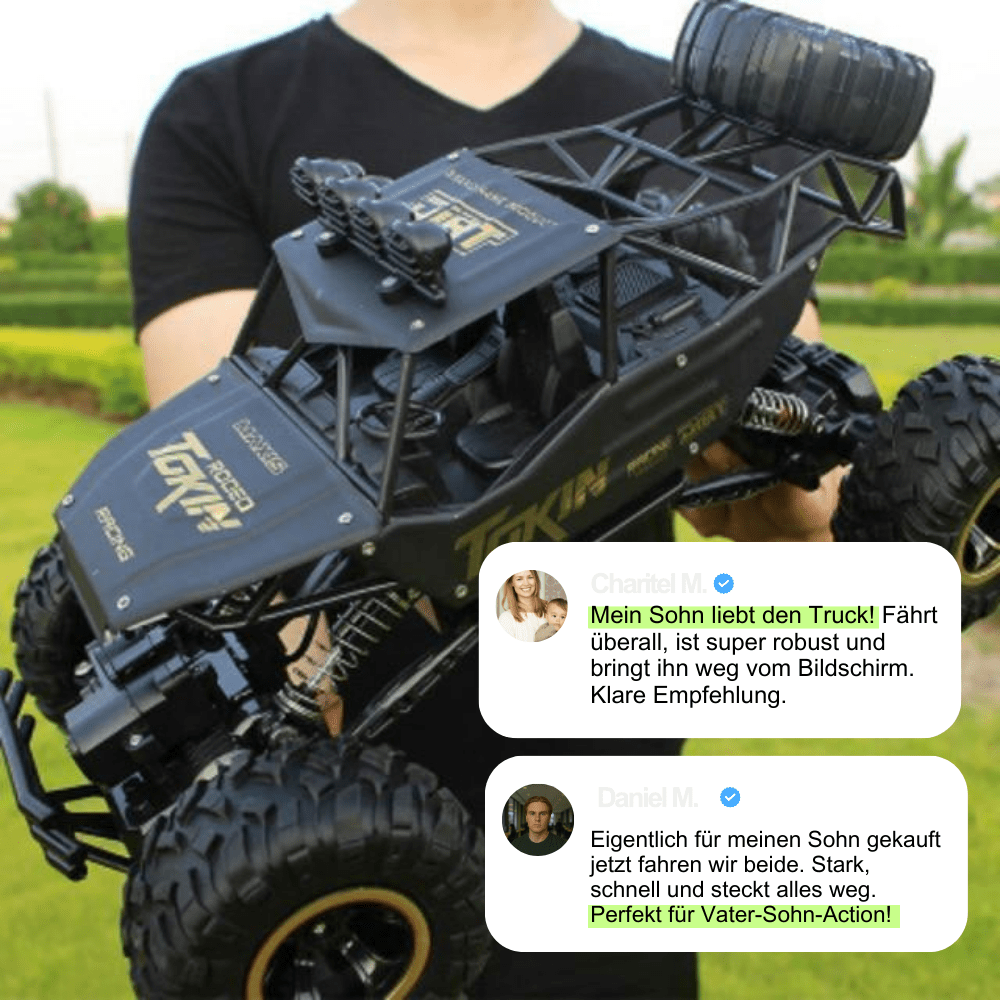 RC Monstertruck 4x4 Offroad 15km/h 30min Speeltijd 1:12 Kinderen Volwassenen