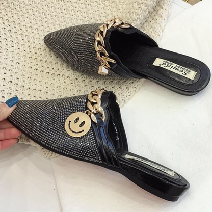 Zwarte Damesschoenen met Hak Elegante Stijl