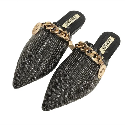 Zwarte Damesschoenen met Hak Elegante Stijl - StudioMarella