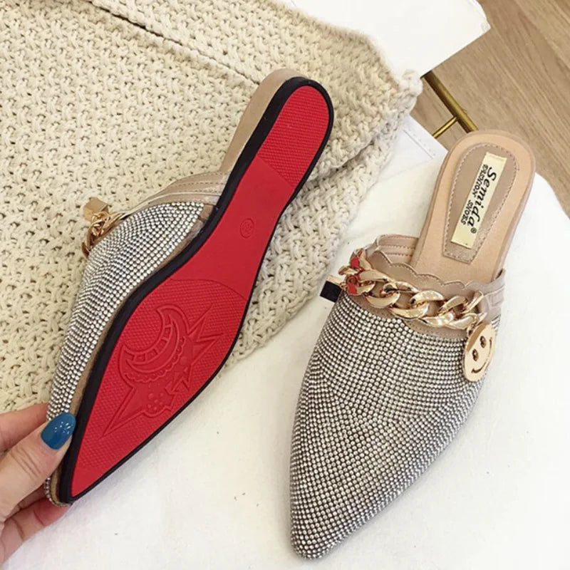 Zwarte Damesschoenen met Hak Elegante Stijl