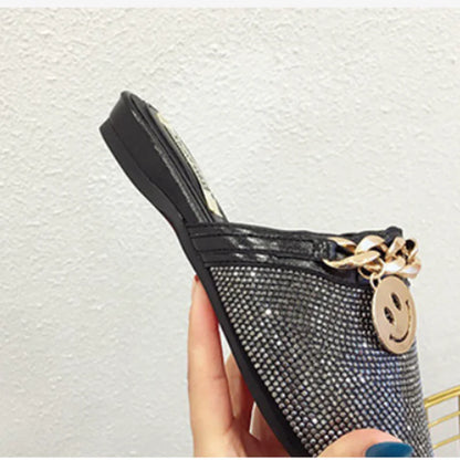Zwarte Damesschoenen met Hak Elegante Stijl
