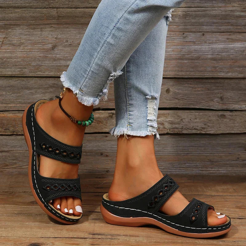 Dames Sandalen met Arch Ondersteuning Comfortabele Zolen