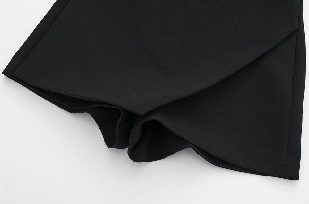 Korte Skort Broek met Rok Effect voor Vrouw