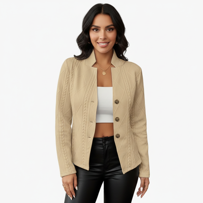 Zwarte Getailleerde Blazer Aveline | Dames Blazer 2