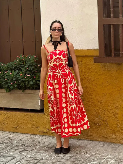 Bloemenjurk Zomerjurk Strapless Vrouwelijk