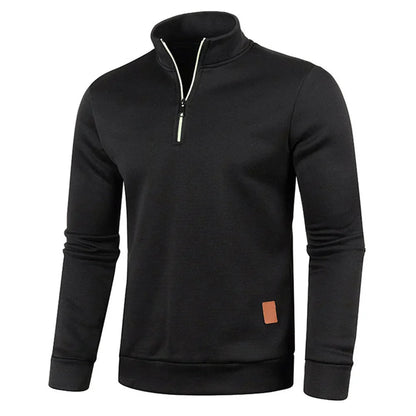 Zylox | Comfortabele Halve Rits Sweatshirt Heren 4