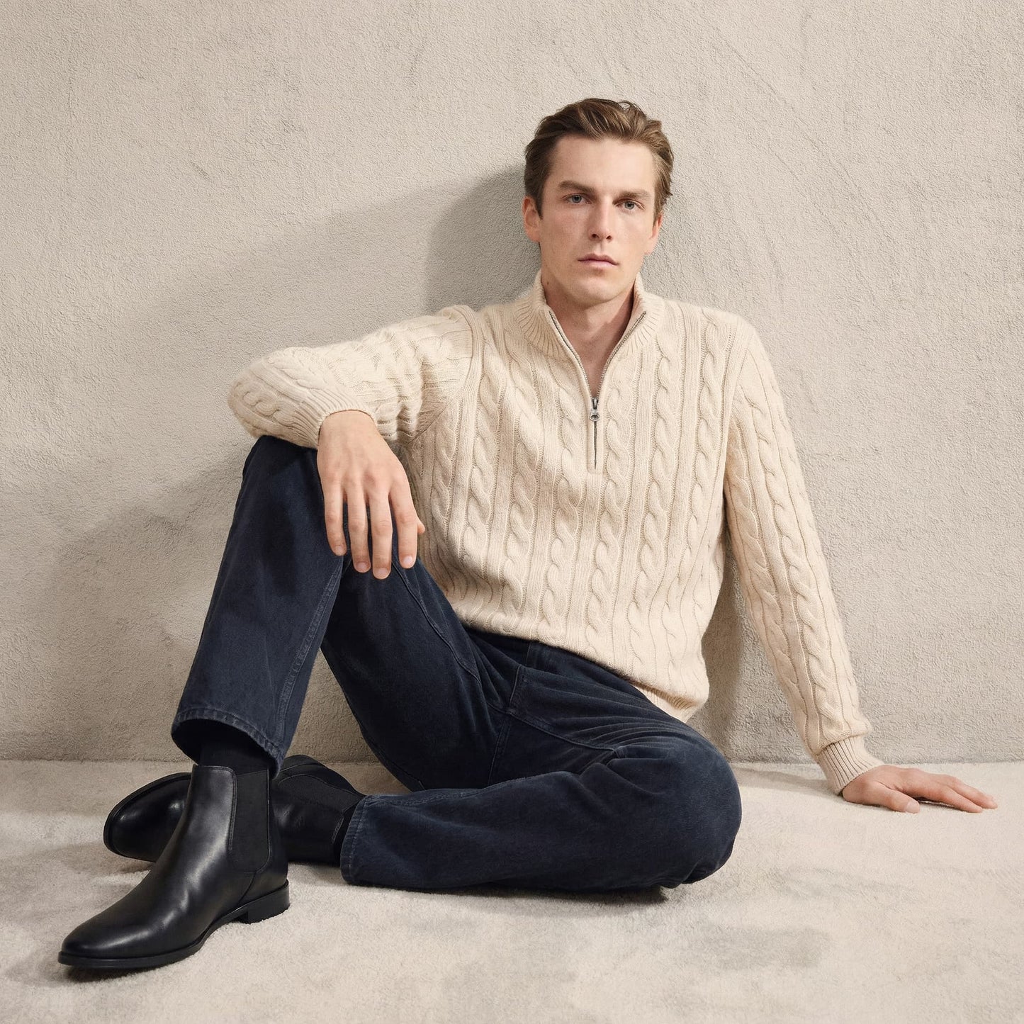 Chelsea Boots Heren Glad Leder Premium Kwaliteit - StudioMarella