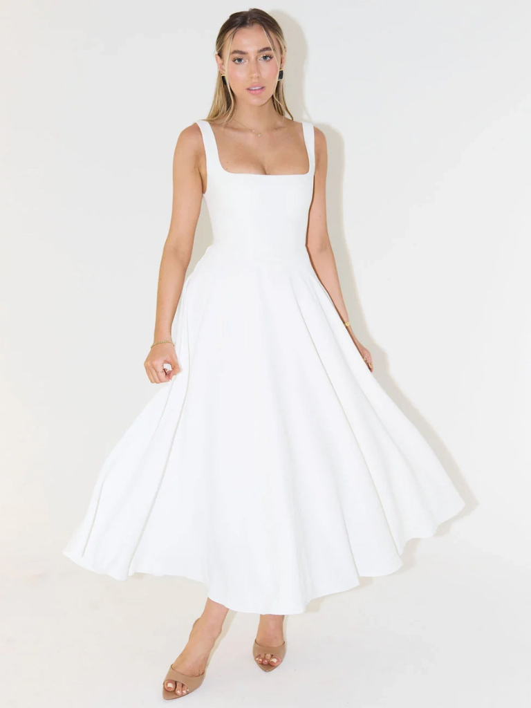 Zyra | Elegante Dames Midi Jurk 10