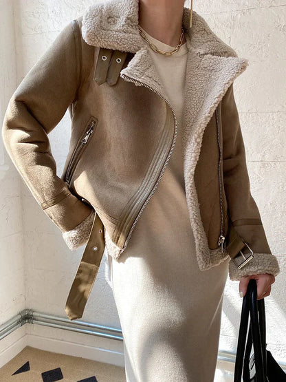 Bontjas Katie Stijlvol Warm Vintage Look