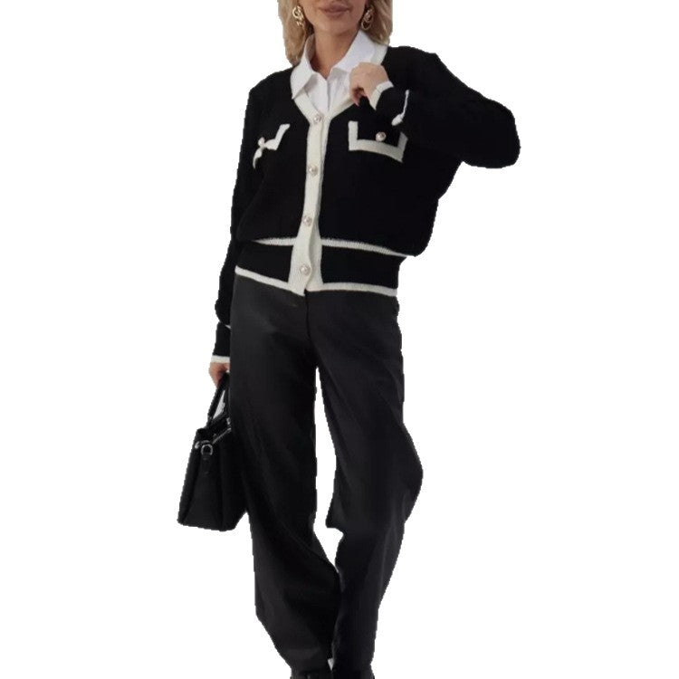Dames Vest Goudkleurige Knopen Stijlvol Parijs Look