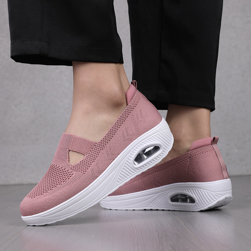 Dames Comfortabele Orthopedische Sneaker Wedgeballetjes