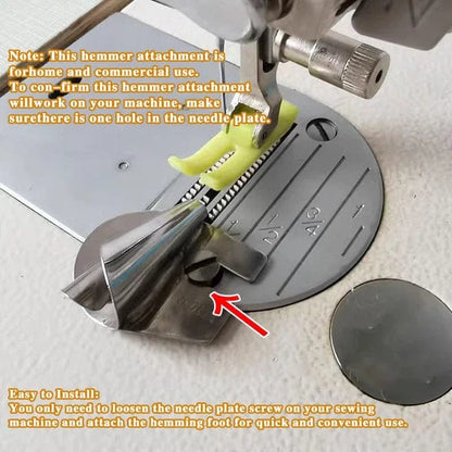 Spiraalzoomvoet Set 8 Delig RVS 3-10mm Naaimachine Accessoire