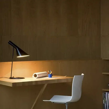 Moderne LED-tafelverlichting met strakke vormgeving - Minimalistisch design - Energiezuinig - Warm wit 2700K - Dimbaar bureaulamp - Sansoti