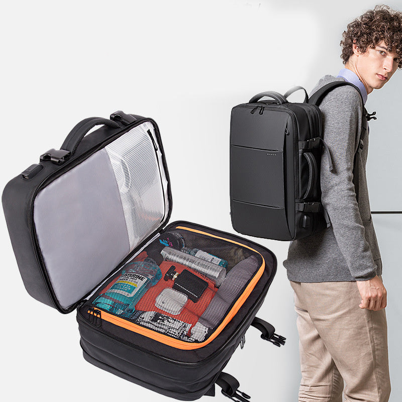 Business Casual Rugzak Zwart Blauw Groen Grijs Roze | Veelzijdige Dagrugtas voor Werk Reizen Laptop School | Premium Waterdichte Polyester Reis Backpack 15 inch Laptopvak | Ergonomische Gewatteerde Schouderbanden