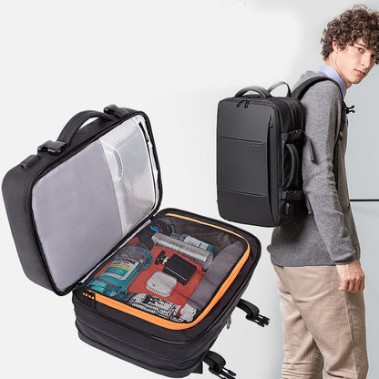 Business Casual Rugzak Zwart Blauw Groen Grijs Roze | Veelzijdige Dagrugtas voor Werk Reizen Laptop School | Premium Waterdichte Polyester Reis Backpack 15 inch Laptopvak | Ergonomische Gewatteerde Schouderbanden
