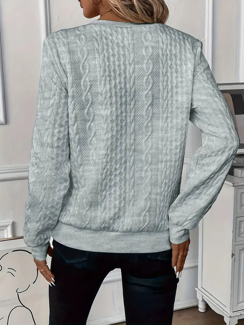 Dames Trui met Rits – Zachte Sweater voor Elke Dag
