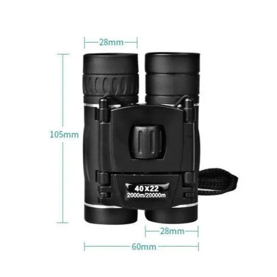 Verrekijker 40x22 Professioneel Telescoop Optische Zoom Natuurobservatie Zwart