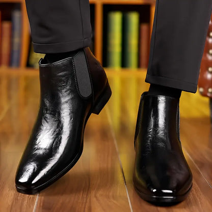 Elegante Leren Laarzen voor Mannen
