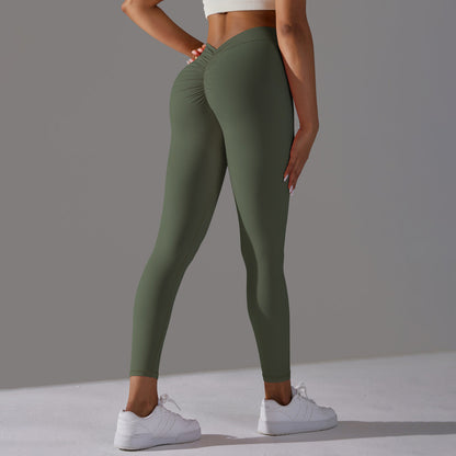 Dames Sportlegging met Push-Up Effect en Scrunch Detail