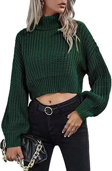 Dames Trui Kort Grofsteek Trendy Col